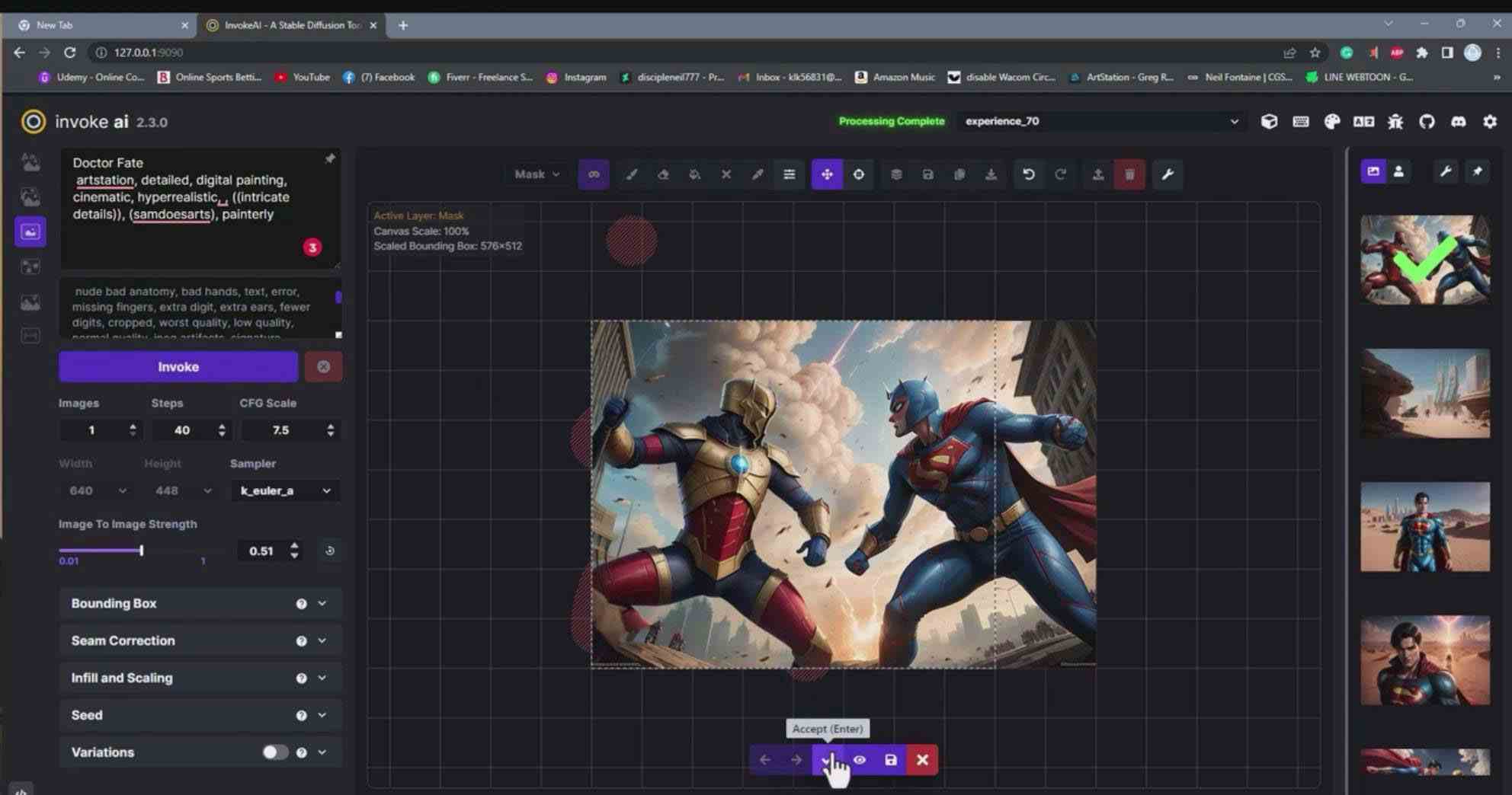 （9760期）Invoke AI 绘画教程-零基础创作可以销售的完美插图-49节-中英字幕 - 副业心选-副业心选