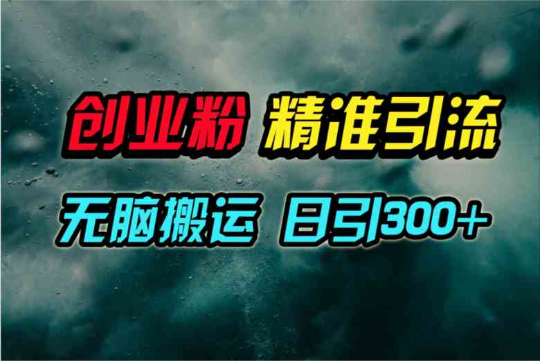 （9875期）视频号纯搬运日引300+创业粉教程！-副业心选