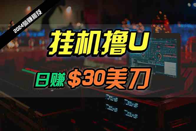（10013期）日赚30美刀，2024最新海外挂机撸U内部项目，全程无人值守，可批量放大 - 副业心选-副业心选