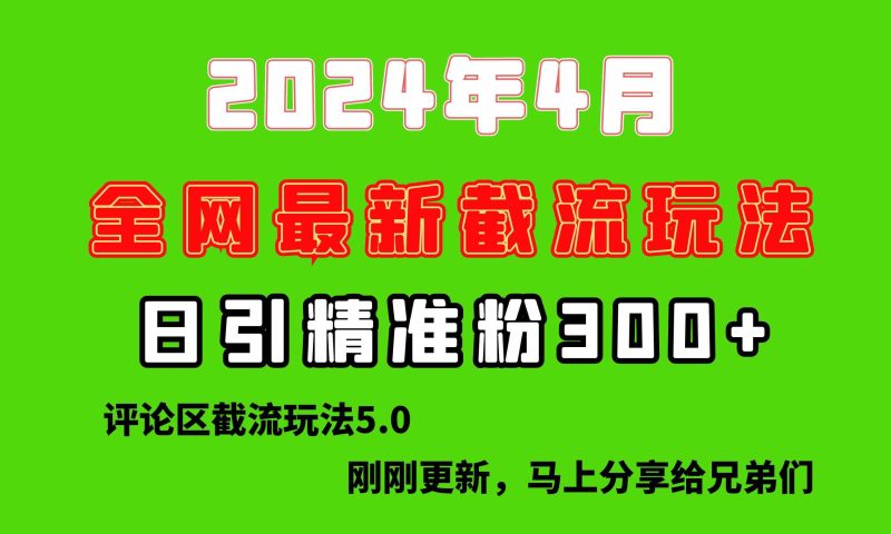 （10179期）刚刚研究的最新评论区截留玩法，日引流突破300+，颠覆以往垃圾玩法，比…-副业心选