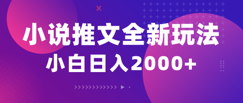 （10432期）小说推文全新玩法，5分钟一条原创视频，结合中视频bilibili赚多份收益-副业心选