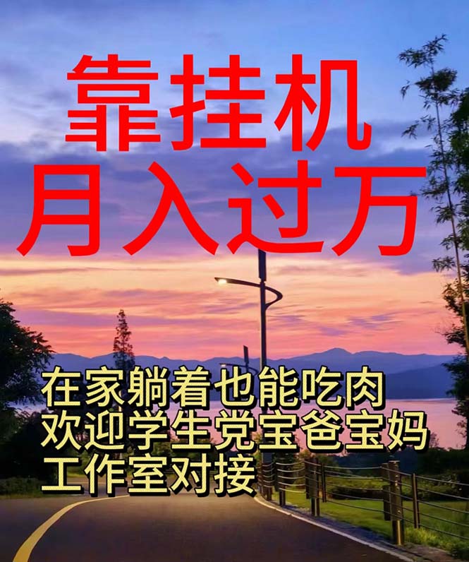 （10838期）靠挂机，日入1000+，躺着也能吃肉，适合宝爸宝妈学生党工作室，电脑手… - 副业心选-副业心选