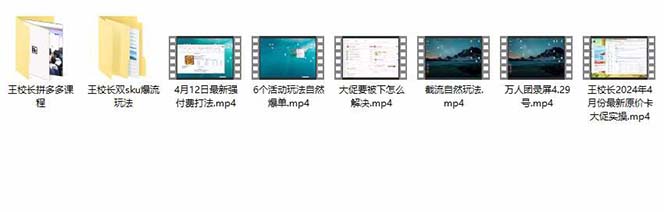 图片[3]-（10865期）拼多多·实战课：万人团玩法/截流自然流/最新强付费打法/最新原价卡大促.. - 副业心选-副业心选
