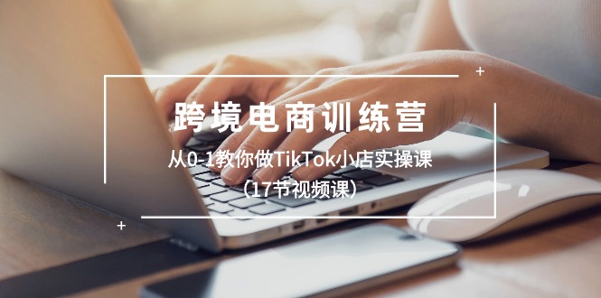 （10946期）跨境电商训练营：从0-1教你做TikTok小店实操课（17节视频课）-副业心选