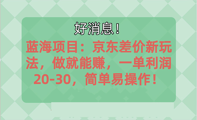 （10989期）越早知道越能赚到钱的蓝海项目：京东大平台操作，一单利润20-30，简单… - 副业心选-副业心选