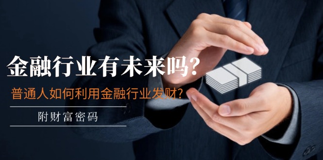 （11499期）某付费文章：金融行业有未来吗？普通人如何利用金融行业发财?(附财富密码) - 副业心选-副业心选