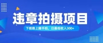 （11698期）随手拍也能赚钱？对的日入300+ - 副业心选-副业心选