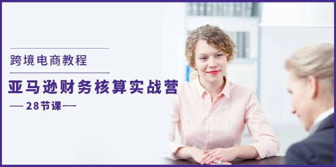（11706期）跨境电商教程：亚马逊-财务核算实战营（28节课）-副业心选
