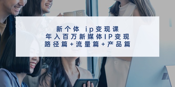 （11971期）新个体 ip变现课，年入百万新媒体IP变现，路径篇+流量篇+产品篇 - 副业心选-副业心选