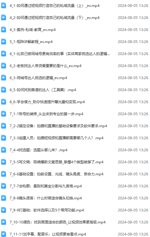 图片[3]-（11991期）实体店老板获客特训营：认知、定位、文案、矩阵、直播、AI等（72节） - 副业心选-副业心选