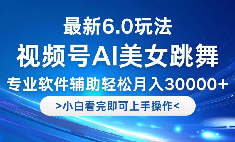 （12752期）视频号最新6.0玩法，当天起号小白也能轻松月入30000+-副业心选