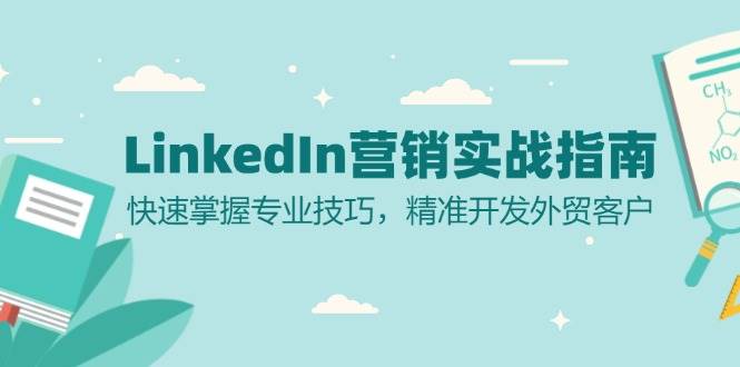 （13147期）LinkedIn 营销实战指南：快速掌握专业技巧，精准开发外贸客户 - 副业心选-副业心选