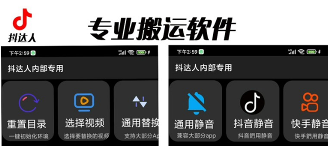 对外收费699抖音傻瓜式一键搬运，起号专用5分钟一个视频《软件+详细教程》-副业心选