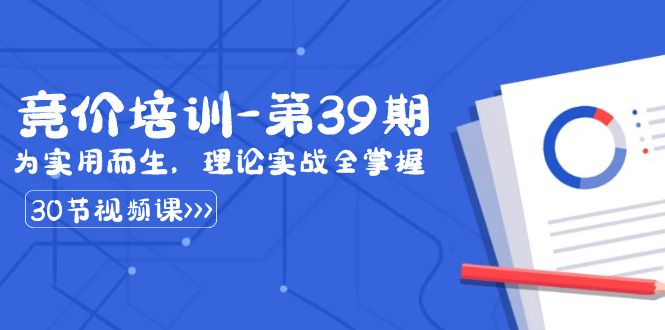 某收费竞价培训-第39期：为实用而生，理论实战全掌握（30节课）-副业心选