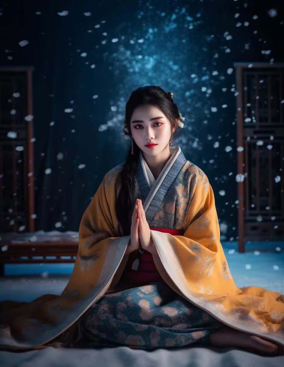 图片[5]-Midjourney关键词-AI生成中国风古装汉服美女人像提示关键词 - 副业心选-副业心选