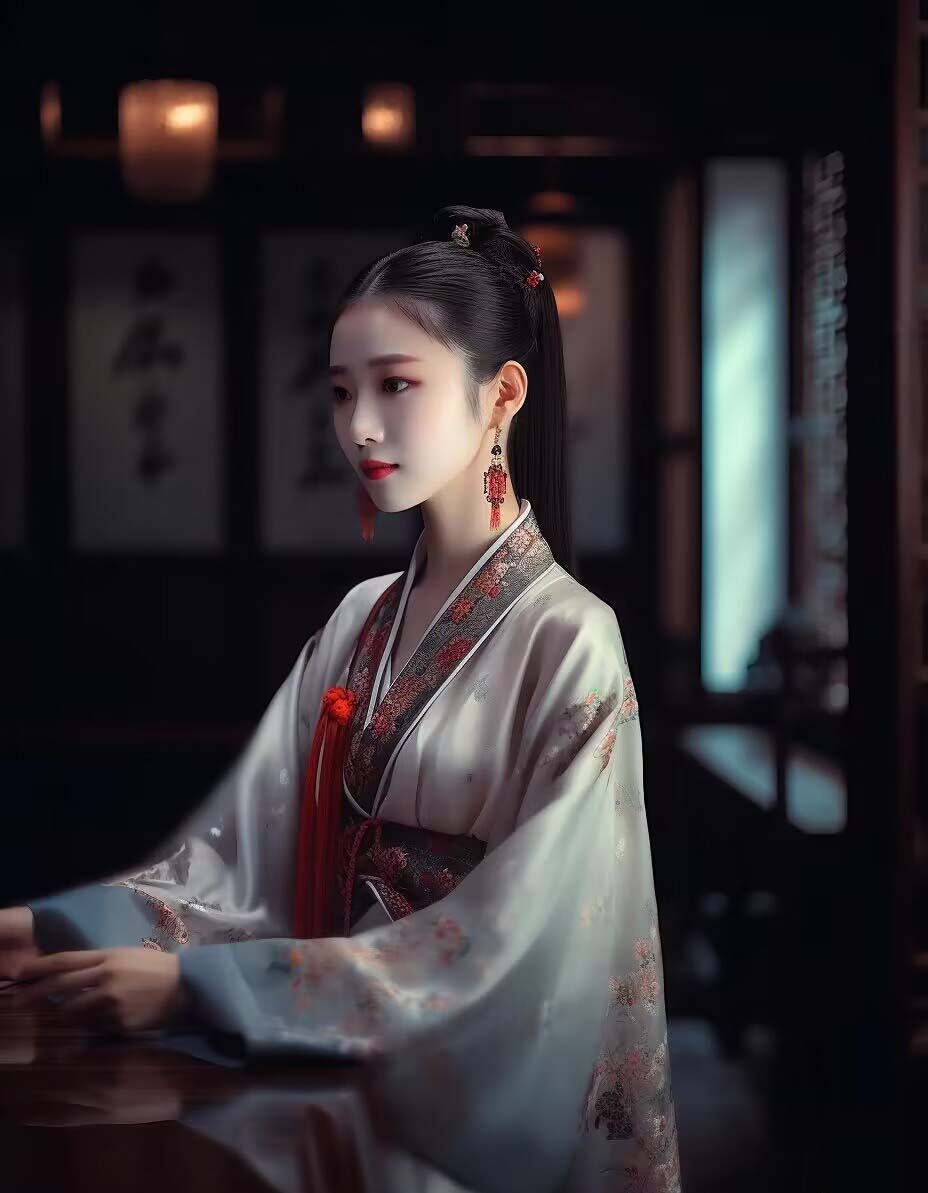图片[8]-Midjourney关键词-AI生成中国风古装汉服美女人像提示关键词 - 副业心选-副业心选