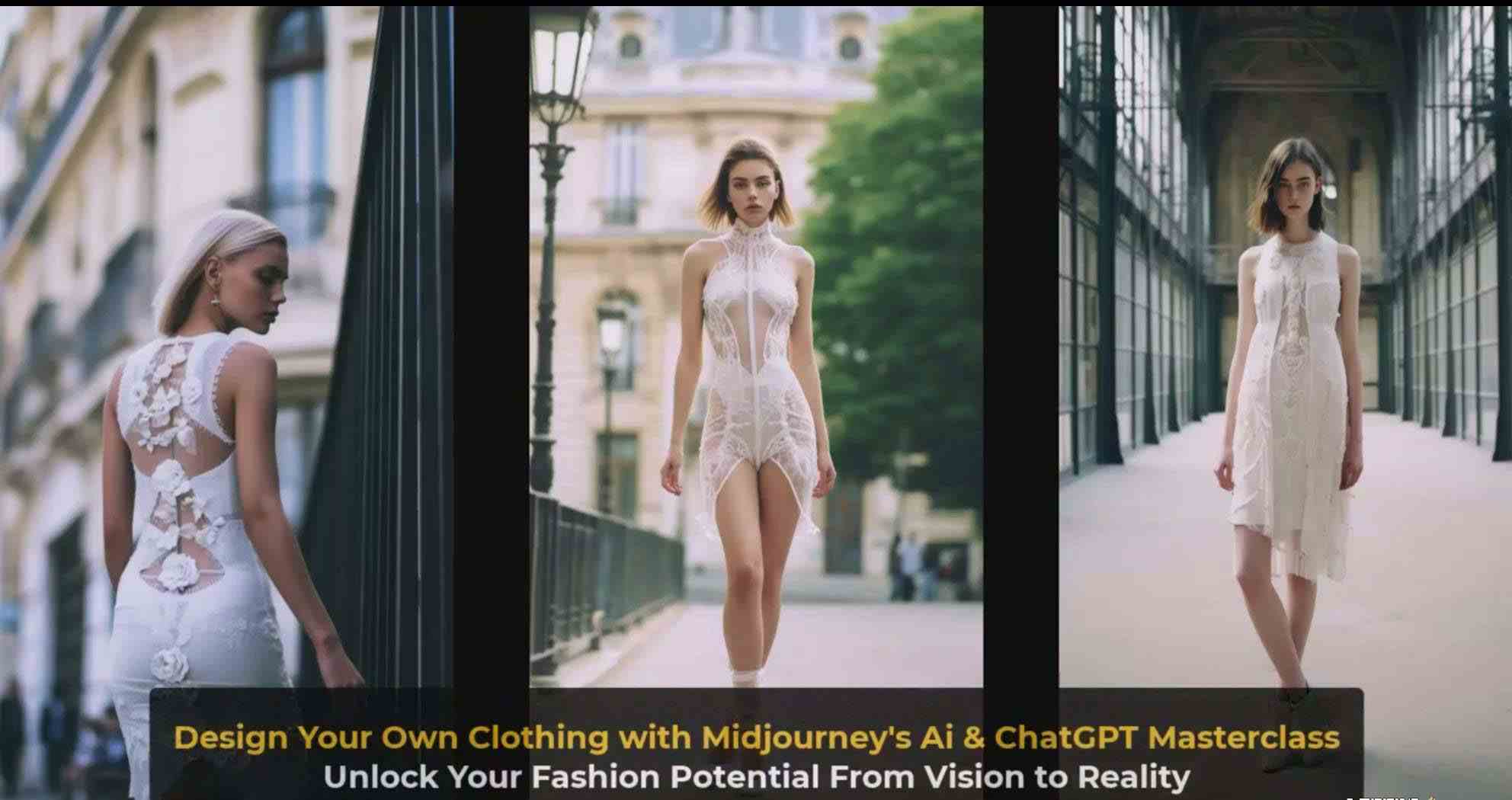 图片[6]-利用 Midjourneys Ai 人工智能设计自己的服装AI大师班-10节课-中英字幕 - 副业心选-副业心选