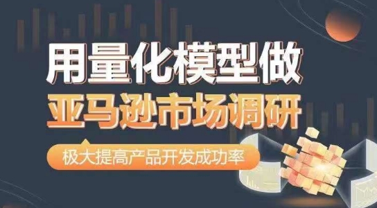 用量化模型做亚马逊市场调研，从数据出发，更高效更准确做判断，极大提高产品开发成功率-副业心选