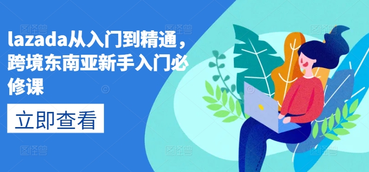 lazada从入门到精通，跨境东南亚新手入门必修课 - 副业心选-副业心选