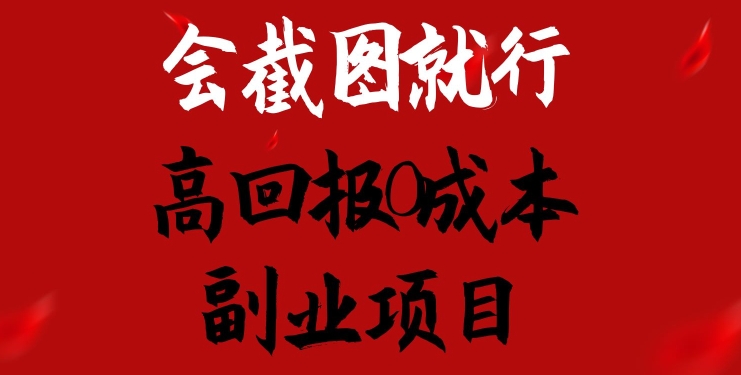 会截图就行，高回报0成本副业项目，卖离婚模板一天1.5k+【揭秘】 - 副业心选-副业心选