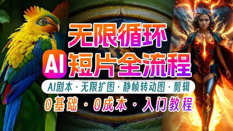 AI剪辑无限循环画面：新手轻松月入上万的秘技【揭秘】-副业心选