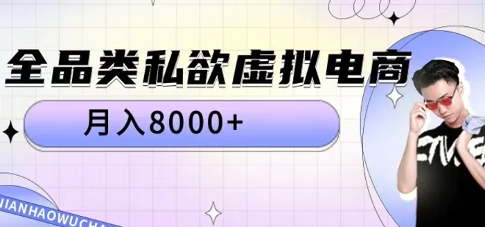 全品类私欲虚拟电商，月入8000+【揭秘】 - 副业心选-副业心选