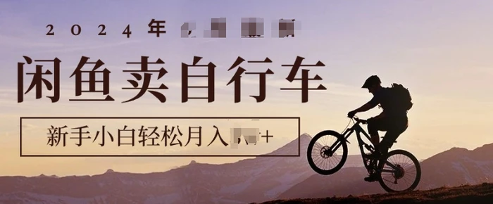 骑行圈的秘密之我在闲鱼卖自行车，项目门槛低，0成本就可以操作 - 副业心选-副业心选