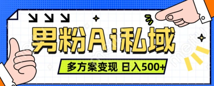 男粉项目，Ai图片转视频，多种方式变现，日入500+ - 副业心选-副业心选