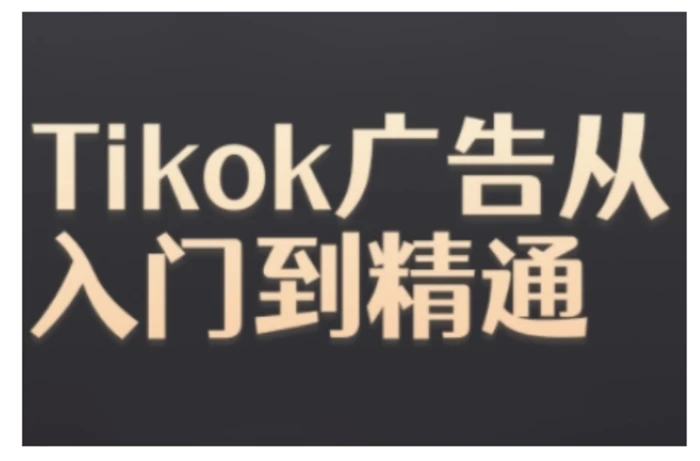 Tiktok Ads实操教程，Tiktok广告从入门到精通 - 副业心选-副业心选