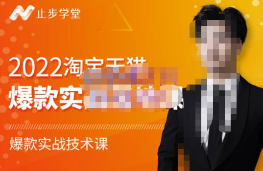 止步学堂·2022淘宝天猫爆款打造系列课-比克，爆款实战落地教程价值1980元-副业心选