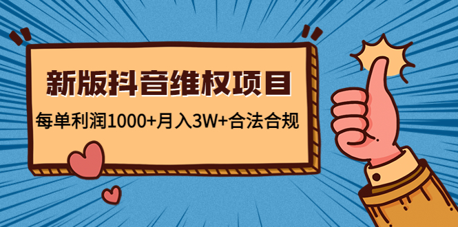 新版抖音维全项目：每单利润1000+月入3W+合法合规 - 副业心选-副业心选