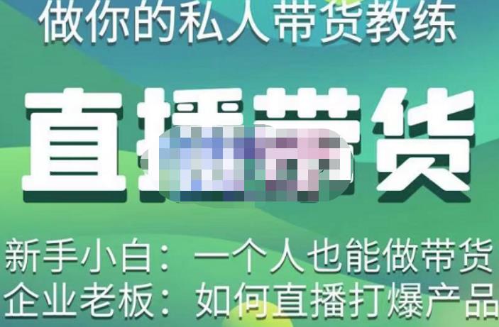硬核传媒·直播带货（私人教练），实操实战教学，通俗易懂，学完后新手小白一个人也能做带货 - 副业心选-副业心选