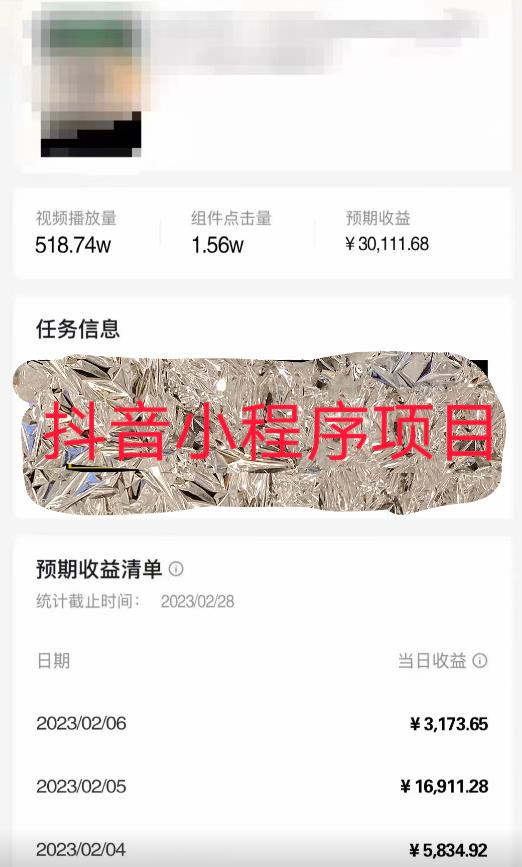 图片[2]-D1G馆长2023年收费990的抖音小程序变现新玩法，单号轻松日入200+ - 副业心选-副业心选