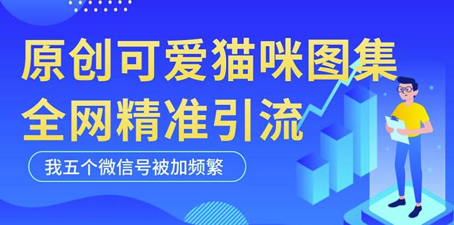 黑科技纯原创可爱猫咪图片，全网精准引流，实操5个VX号被加频繁 - 副业心选-副业心选