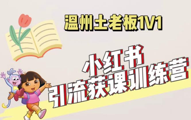 小红书1对1引流获客训练营：账号、内容、引流、成交（价值3999元） - 副业心选-副业心选