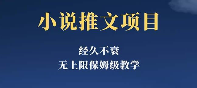 经久不衰的小说推文项目，单号月5-8k，保姆级教程，纯小白都能操作 - 副业心选-副业心选