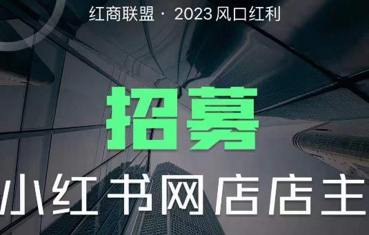 红商联盟·小红书无货源电商1.0，0粉丝无需囤货，小白也可以轻松上手的无货源项目 - 副业心选-副业心选