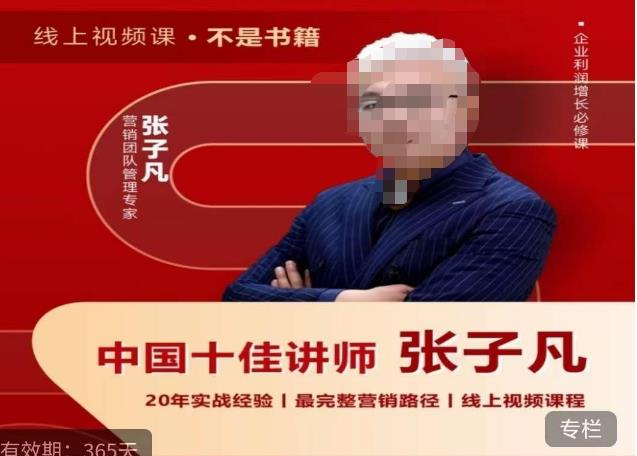 张子凡·20年实战经验，揭秘营销背后的底层逻辑，突破思维局限，从根本上破解营销难题 - 副业心选-副业心选
