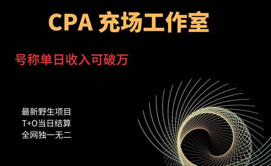 cpa充场工作室，号称单日收入10000+（揭秘） - 副业心选-副业心选