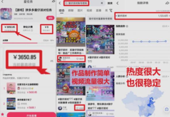 图片[2]-靠蛋仔派对日入3600+，会截图就能做，保姆式教学无脑操作（教程+资料）【揭秘】 - 副业心选-副业心选