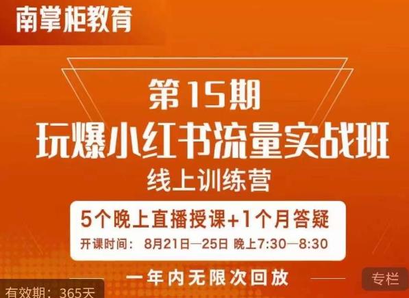 辛言玩爆小红书流量实战班，小红书种草是内容营销的重要流量入口-副业心选