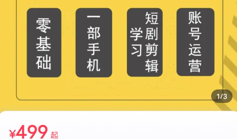 短剧另类新赛道剪辑解说课萱萱实操班（29节）-副业心选