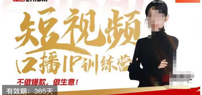 大实话IP圈周百见短视频口播IP训练营，讲透短视频创业核心方法 - 副业心选-副业心选