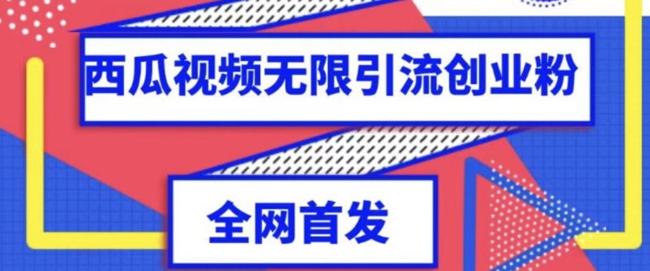 独家首发，西瓜视频无限引流任何精准粉脚本【脚本+教程】 - 副业心选-副业心选