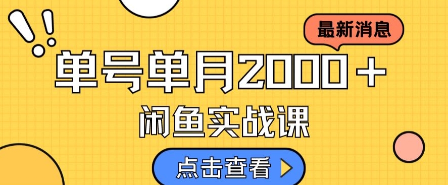 最新闲鱼日入500＋，虚拟资料变现喂饭级讲解 - 副业心选-副业心选