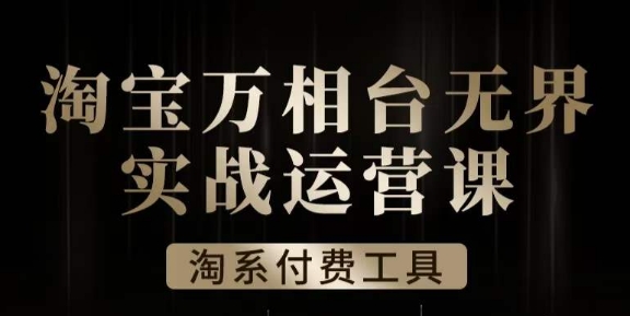 沧海·淘系万相台无界实战运营课，万相台无界实操全案例解析 - 副业心选-副业心选