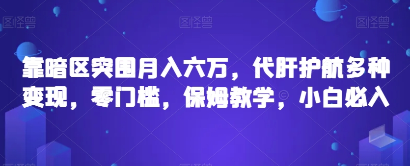 靠暗区突围月入六万，代肝护航多种变现，零门槛，保姆教学，小白必入【揭秘】 - 副业心选-副业心选