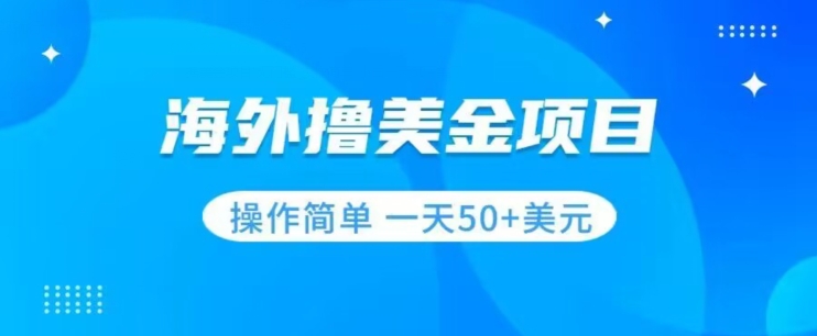 撸美金项目无门槛操作简单小白一天50+美刀 - 副业心选-副业心选