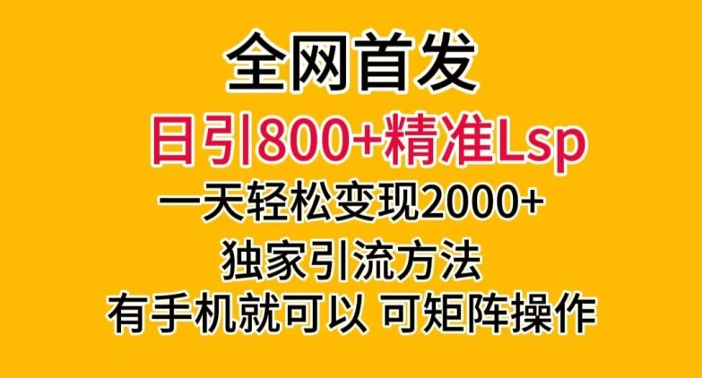 全网首发！日引800+精准老色批，一天变现2000+，独家引流方法，可矩阵操作【揭秘】 - 副业心选-副业心选