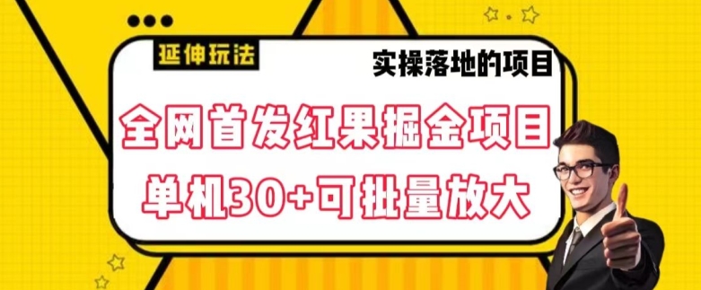 全网首发红果免费短剧掘金项目，单机30+可批量放大【揭秘】 - 副业心选-副业心选